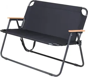 Double Outdoor Folding Camping Chair,Portable Beach Camp Chair Comfortable Lawn Director Chair Heavy Duty for Storage and Travel,A,109x72x62cm43x28x24inch