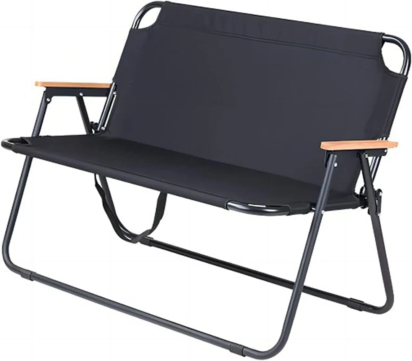 Double Outdoor Folding Camping Chair,Portable Beach Camp Chair Comfortable Lawn Director Chair Heavy Duty for Storage and Travel,A,109x72x62cm43x28x24inch