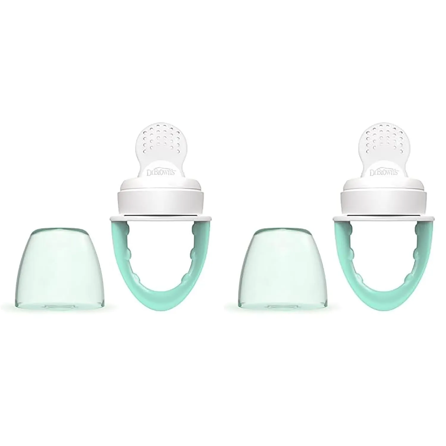 Dr. Brown's Designed to Nourish, Fresh Firsts Silicone Feeder, Mint, One Size (Pack of 2)