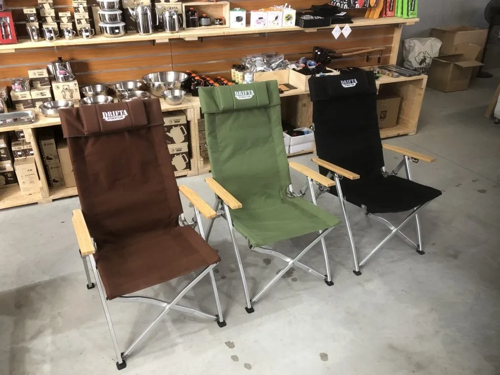 DRIFTA STOCKTON DELUXE RECLINING CAMP CHAIR - PILLOW / HEADREST