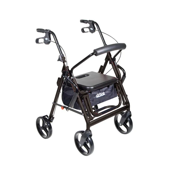 Duet Dual Function Transport Wheelchair Rollator Rolling Walker