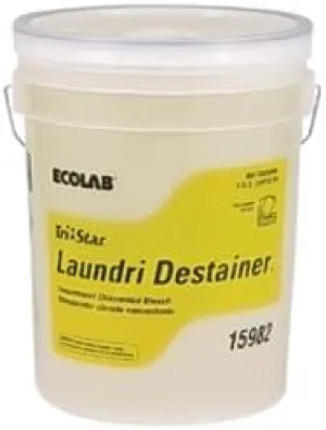 Ecolab Laundry Destainer 5 (Five) Gallon Bucket - One(1) Unit/Jug per ORDER