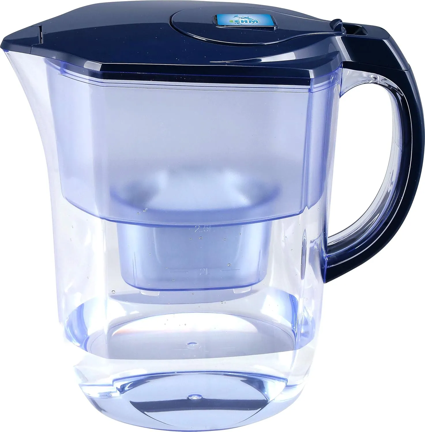Ehm Ultra Premium Alkaline Water Filter Pitcher - 3.8L, Activated Carbon Filter- BPA Free, Healthy, Clean, & Toxin-Free Mineralized Alkaline Water in Minutes- Up to 9.5 pH-2025