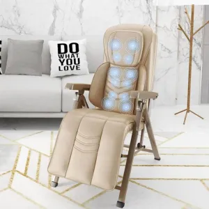 Electric Leather Reclining Massage Chair - Comfort Lounge Chair