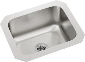 Elkay ELUH129DBG Lustertone Classic Single Bowl Undermount Stainless Steel Bar Sink Kit