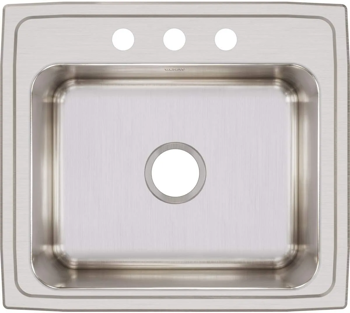 Elkay Lustertone DLR2219103 Single Bowl Top Mount Stainless Steel Sink