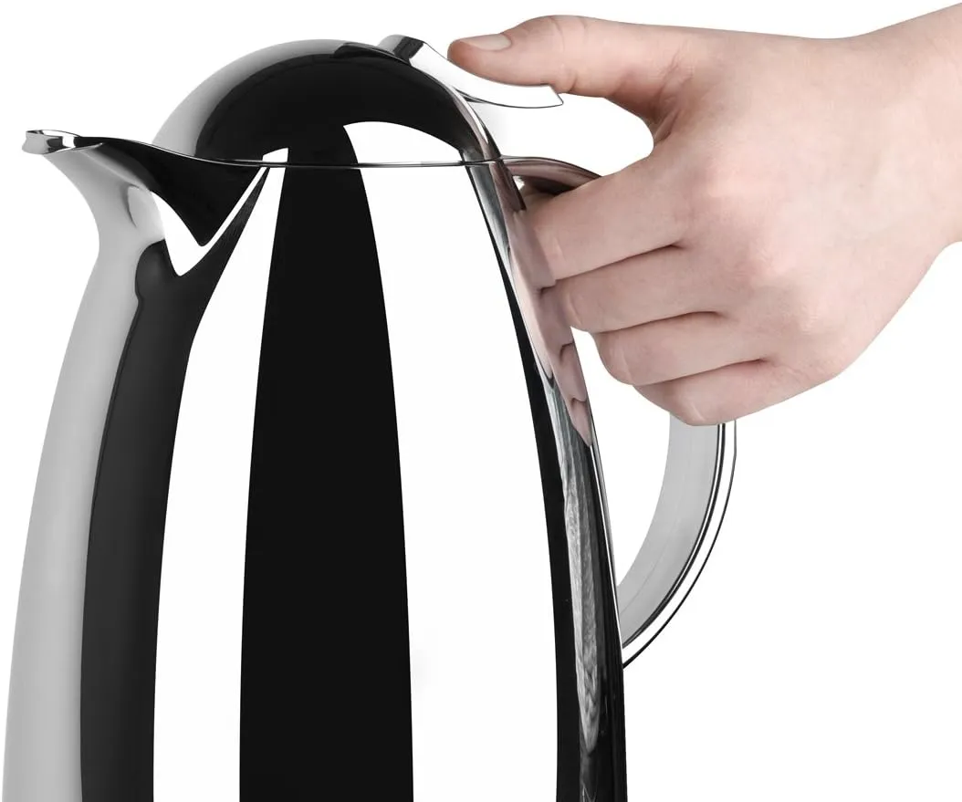 Emsa Auberge Mega 51-Ounce Quick Tip Insulated Server, Chrome
