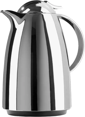 Emsa Auberge Mega 51-Ounce Quick Tip Insulated Server, Chrome