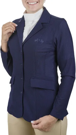 Equine Couture Women EquiVent 4-Snap Button Lite Show Coat