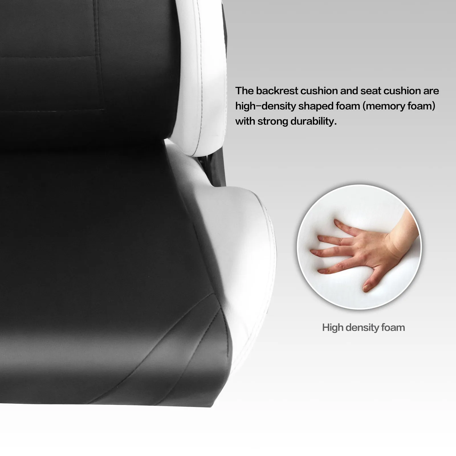 Ergonomic Gaming Chairs for Adults with High-Density Memory Foam | Swivel Comfortable Office Chair, Big and Tall Video Game Chair, High Back Computer Chair for Home, Office
