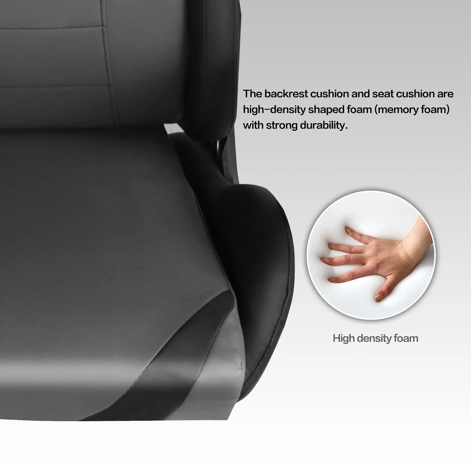 Ergonomic Gaming Chairs for Adults with High-Density Memory Foam | Swivel Comfortable Office Chair, Big and Tall Video Game Chair, High Back Computer Chair for Home, Office
