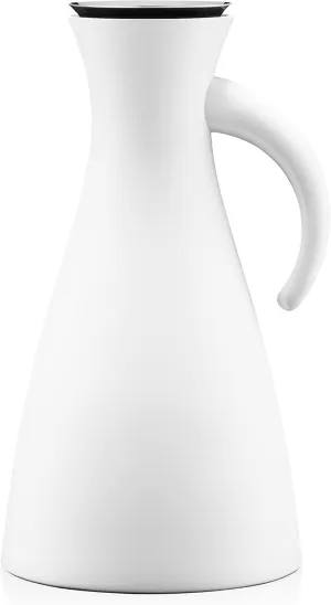 Eva Solo, 5706631072960, 502802 jug, 1 L, Stainless Steel, Matte White, 15.5 x 15.5 x 29 cm