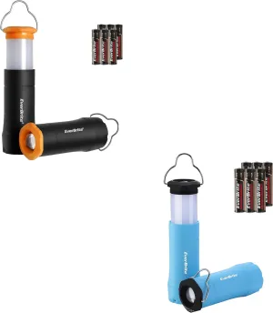 EverBrite 4 PC 2-in-1 Mini Lanterns and Flashlights with 3 Modes
