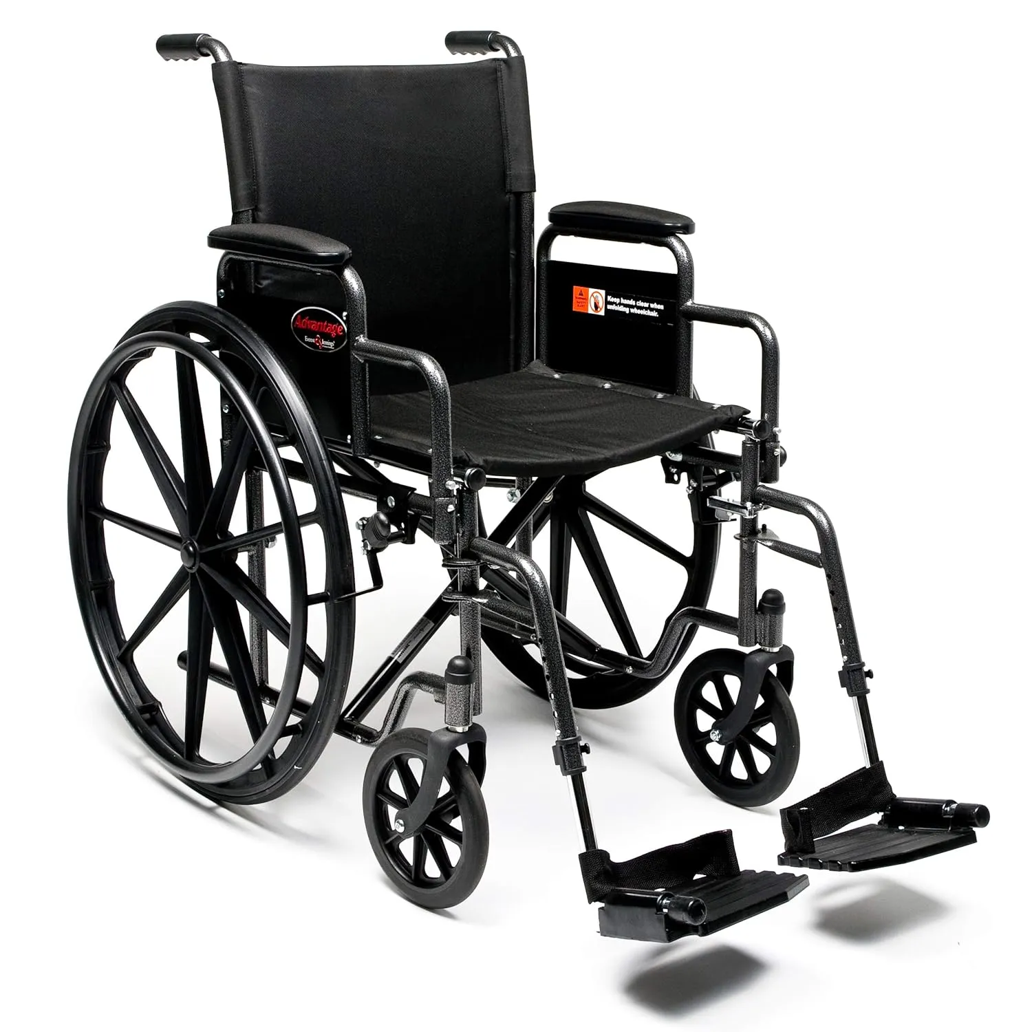 Everest & Jennings Advantage LX Wheelchair, Everyday Value for Adult Use, 20" Seat