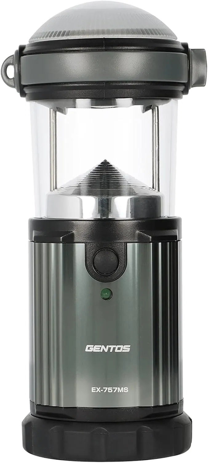 EX-757MS 2-Way LED Lantern, Can Be Used as a Flashlight, AA Battery Operated, Warm Color, 150 Lumens, Explorer, Fishing