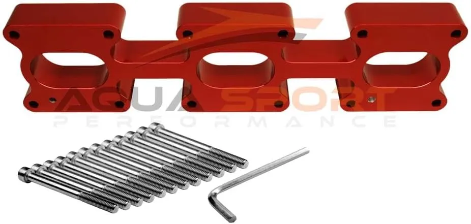 Exhaust spacer kit for Sea-Doo 4TEC Rotax 1503cc (Red, without EGT port)
