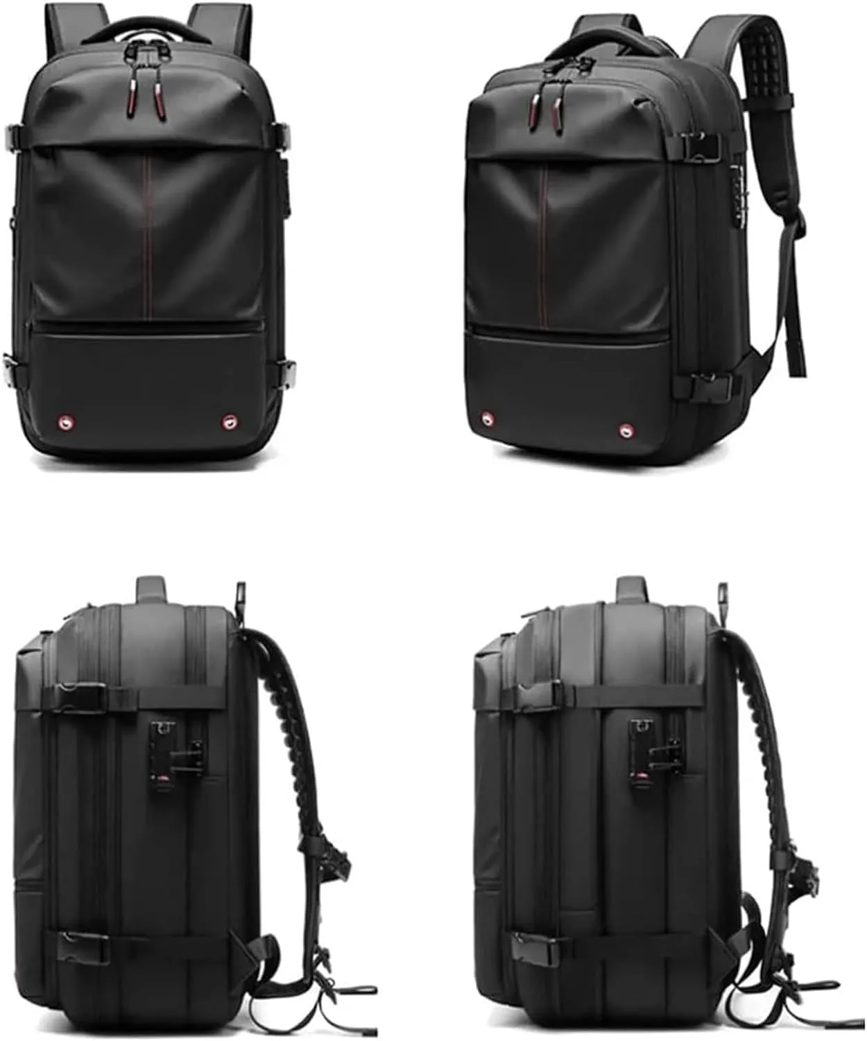 Expandable Vacpack Backpack,Vac Pack Backpack, alepeak vacuum backpack, 60L air vacuum compression backpack for travel (vacpack 2.0- Black)