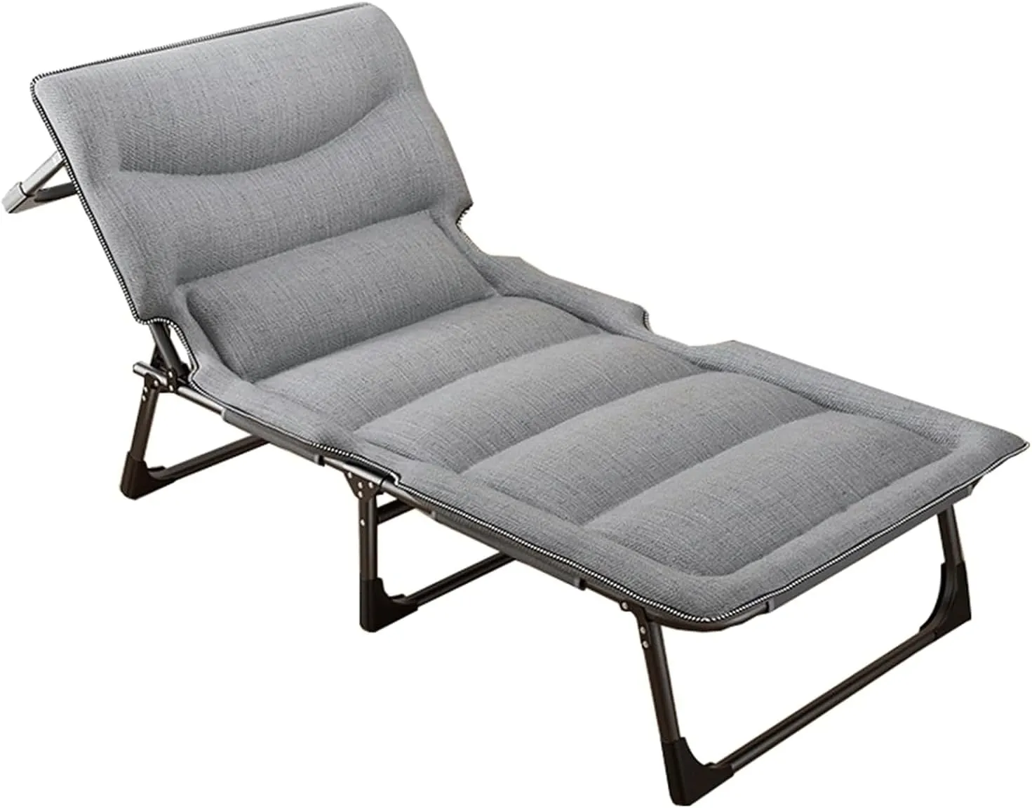 EYPKPL cots for Sleeping Folding Camping Cot Adjustable 4-Position Backrest Cots for Camping Load 150kg Camping Cots Portable Camping Cots for Adults Stretching Freely