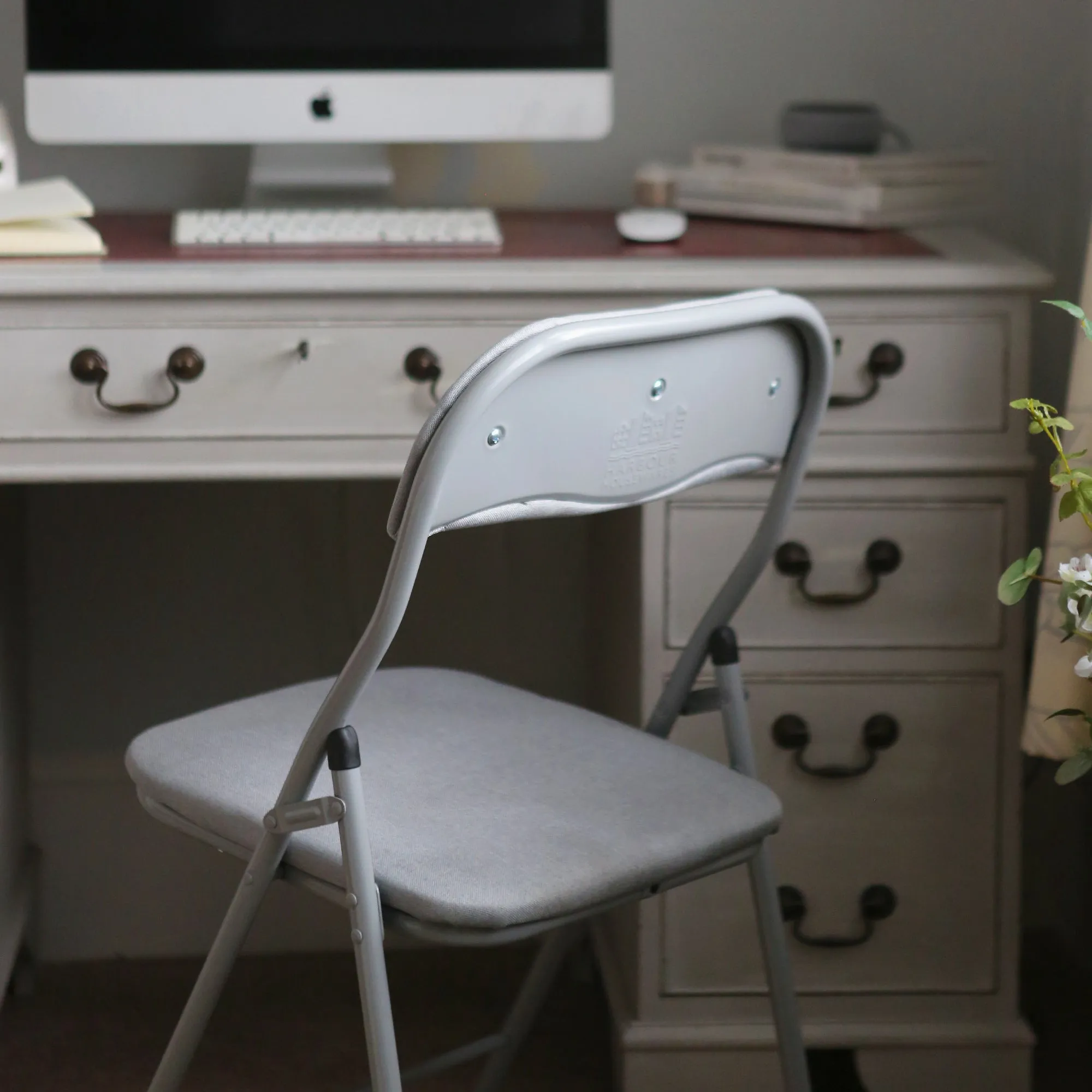 Fabric Padded Metal Folding Chair