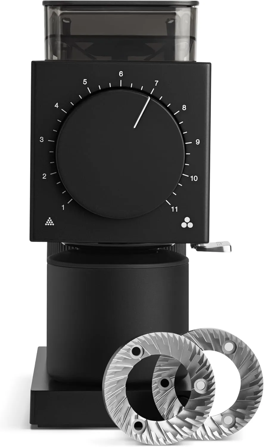 Fellow Gen 2 Ode Brew Grinder - Burr, Electric Coffee Bean Grinder with 31 Settings for Drip, French Press & Cold Brew - Small Footprint - Matte Black
