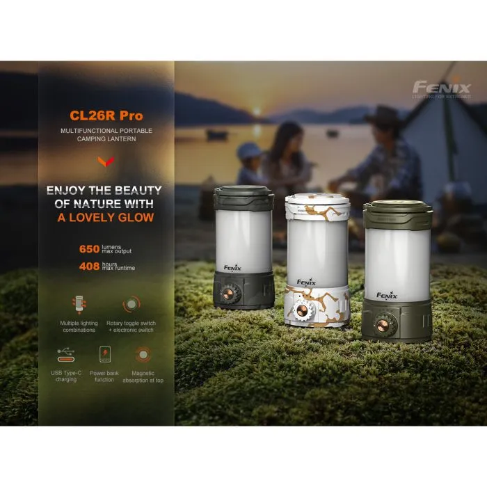 FENIX CL26R PRO Multifunctional Rechargeable Camping Lantern 多功能營燈(可作緊急行動電源)
