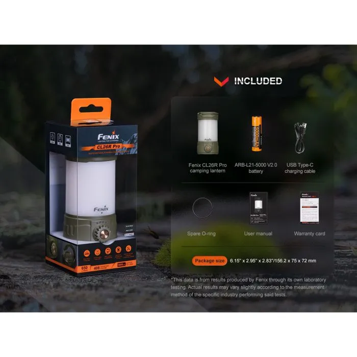 FENIX CL26R PRO Multifunctional Rechargeable Camping Lantern 多功能營燈(可作緊急行動電源)