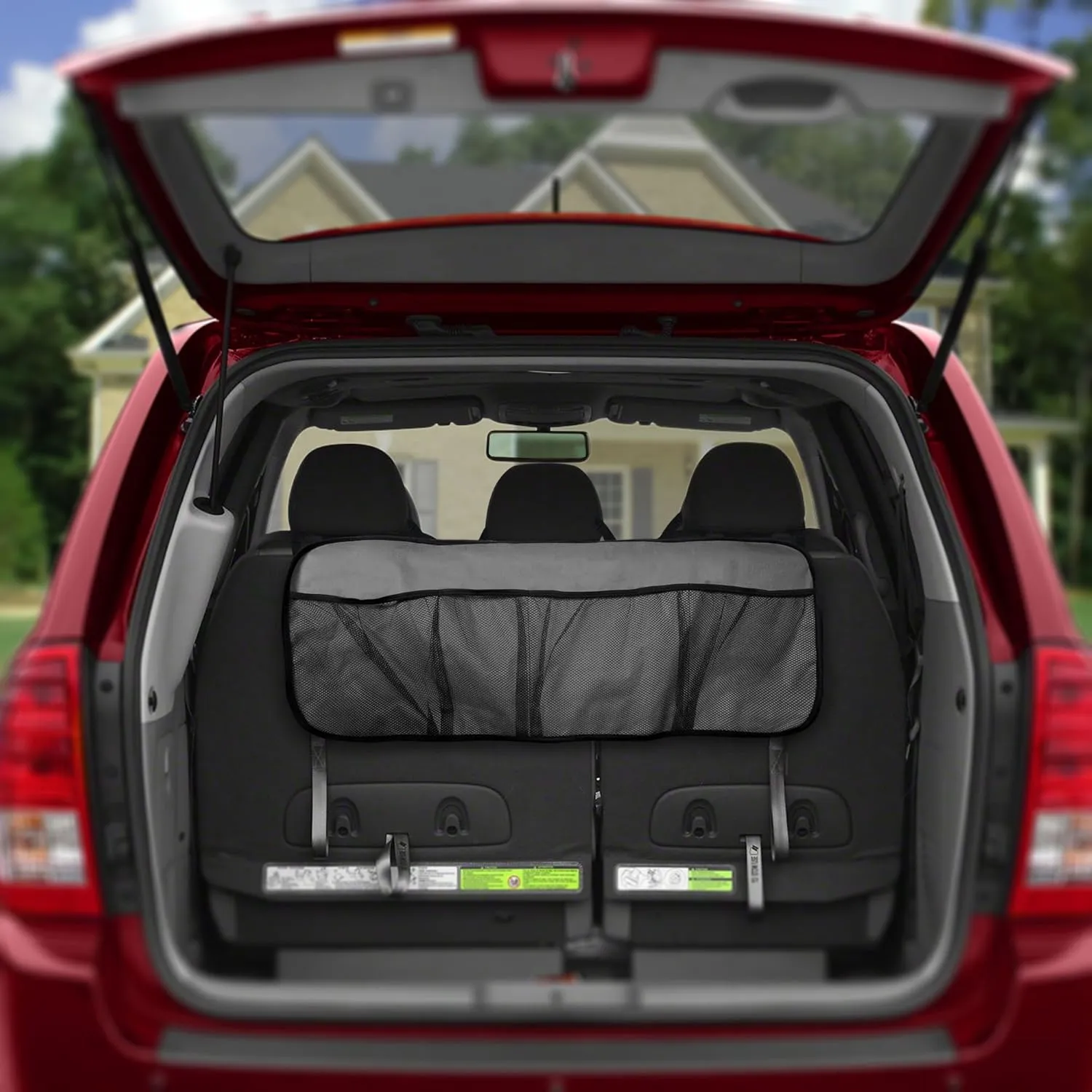 FH Group E-Z Travel™ Multi-Pocket Storage Collapsible Car Trunk Organizer (Easy Carry Perfect for Garage or Grocery Store, 1 Pack) Gray