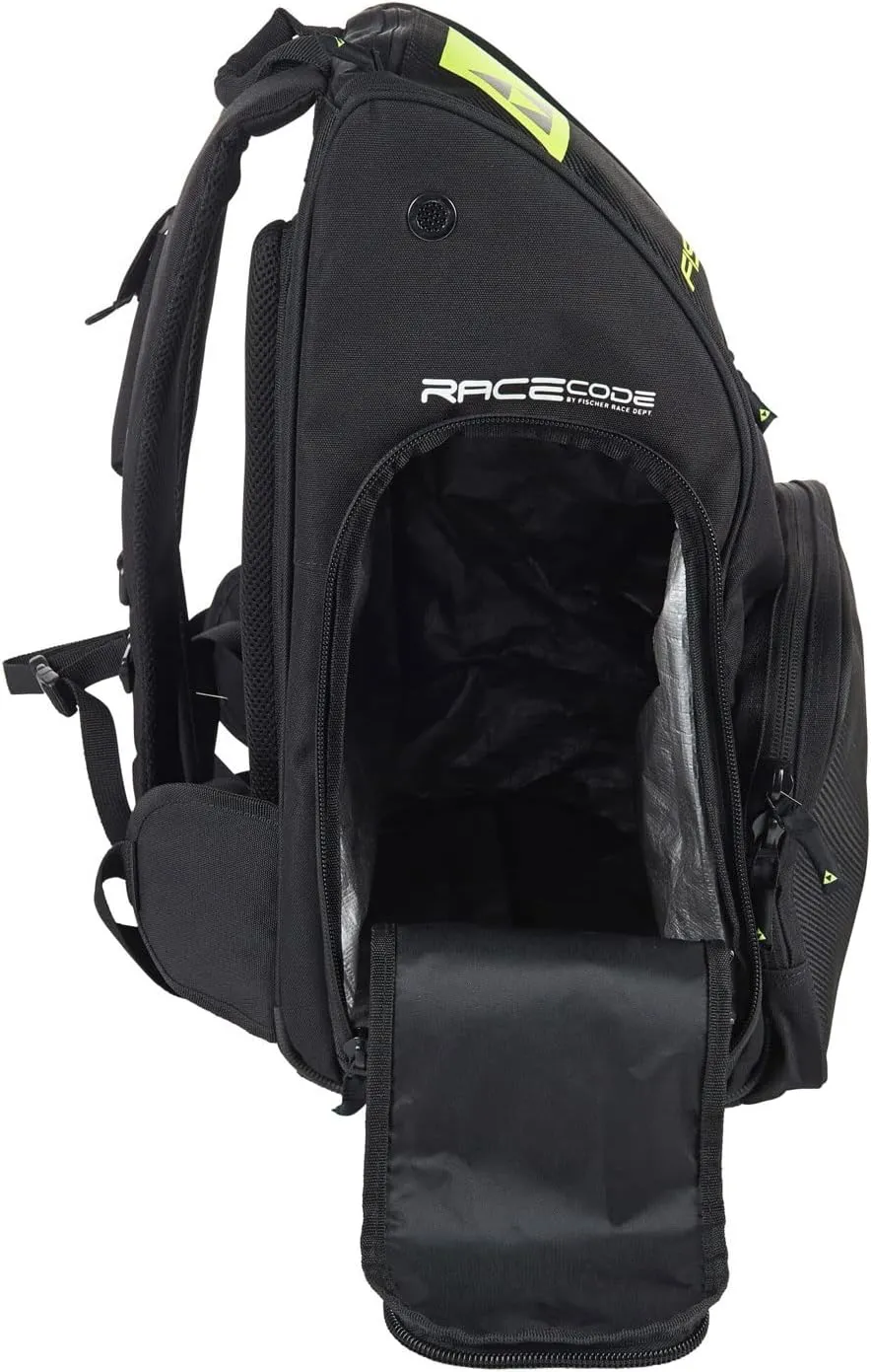 Fischer Race Adults Lightweight Comfortable to Carry Black/Yellow Winter Sports Touring Backpack