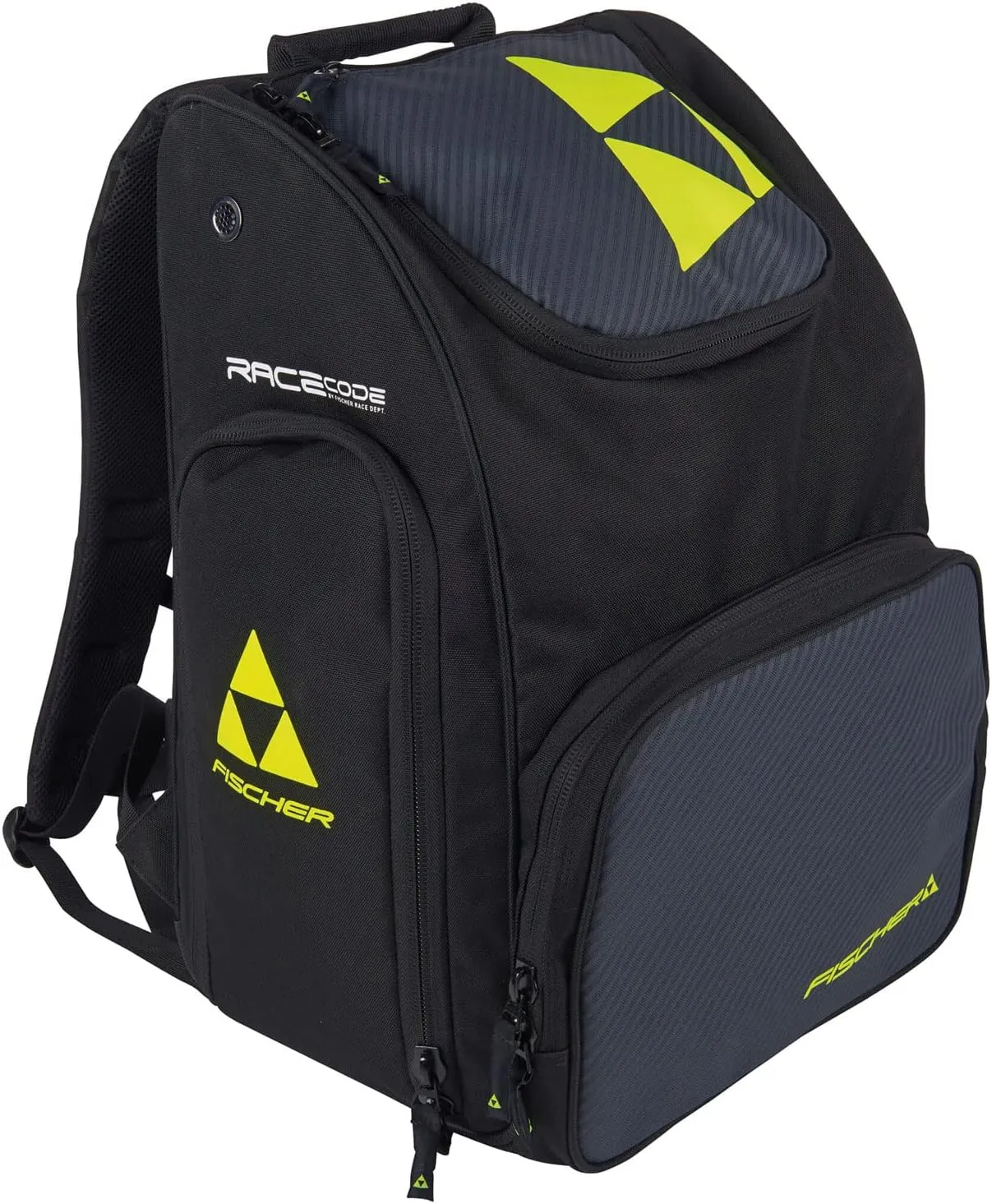 Fischer Race Adults Lightweight Comfortable to Carry Black/Yellow Winter Sports Touring Backpack