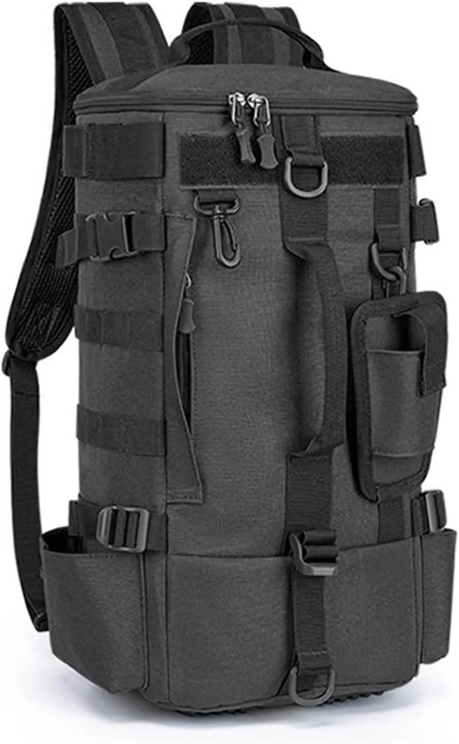 Fishing Backpack, Waterproof Bag, Sturdy Bait Storage, Multi-Purpose and Ergonomic Spacious Rucksack Daypack for Hiking, Motorcycle, Outdoor Adventures, 8.27x18.5x5.12 inches