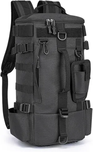 Fishing Backpack, Waterproof Bag, Sturdy Bait Storage, Multi-Purpose and Ergonomic Spacious Rucksack Daypack for Hiking, Motorcycle, Outdoor Adventures, 8.27x18.5x5.12 inches