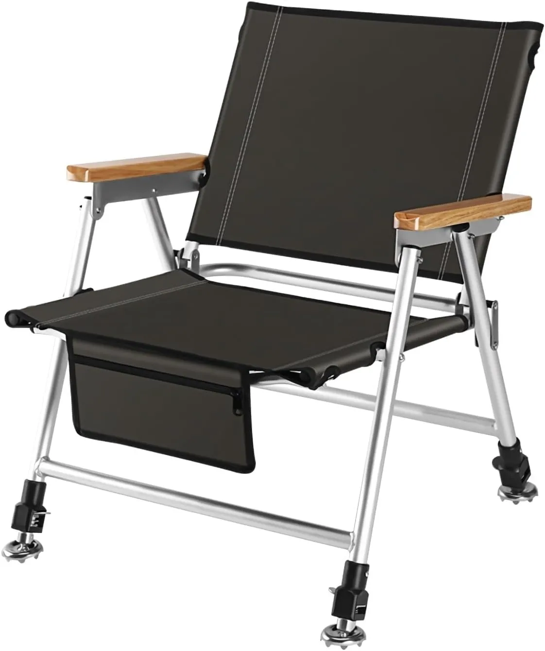 Fishing Chair Folding Recliner Chair Portable Lightweight Reclining Fishing Chair Removable Cushion Camping Chair Outdoor Folding Chair