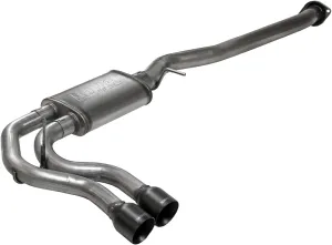 Flowmaster 717990 FlowFX Cat-Back Exhaust Kit 3 to 2.5 Inch Dual Same Side Stainless 4 Inch Black Tips Compatible with 1999-2007 Classic Body Silverado Sierra 1500 4.3 4.8L 5.3L 143.5 Inch Wheelbase
