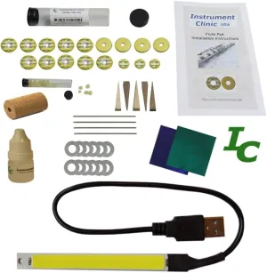 Flute Pad Kit, Compatible with Selmer Flutes, with Instructions, Pads made in USA!