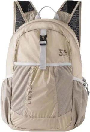 Foldable Backpack for Outdoor Hiking, Climbing, Travel - 25L Capacity, Ergonomic Design, Fashionable & Portable (Khaki)