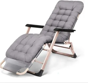 Foldable Recliner,Zero Gravity Chair Thickened Camping Recliner with Adjustable Sliding Headrest Folding Reclining Recliner Suitable