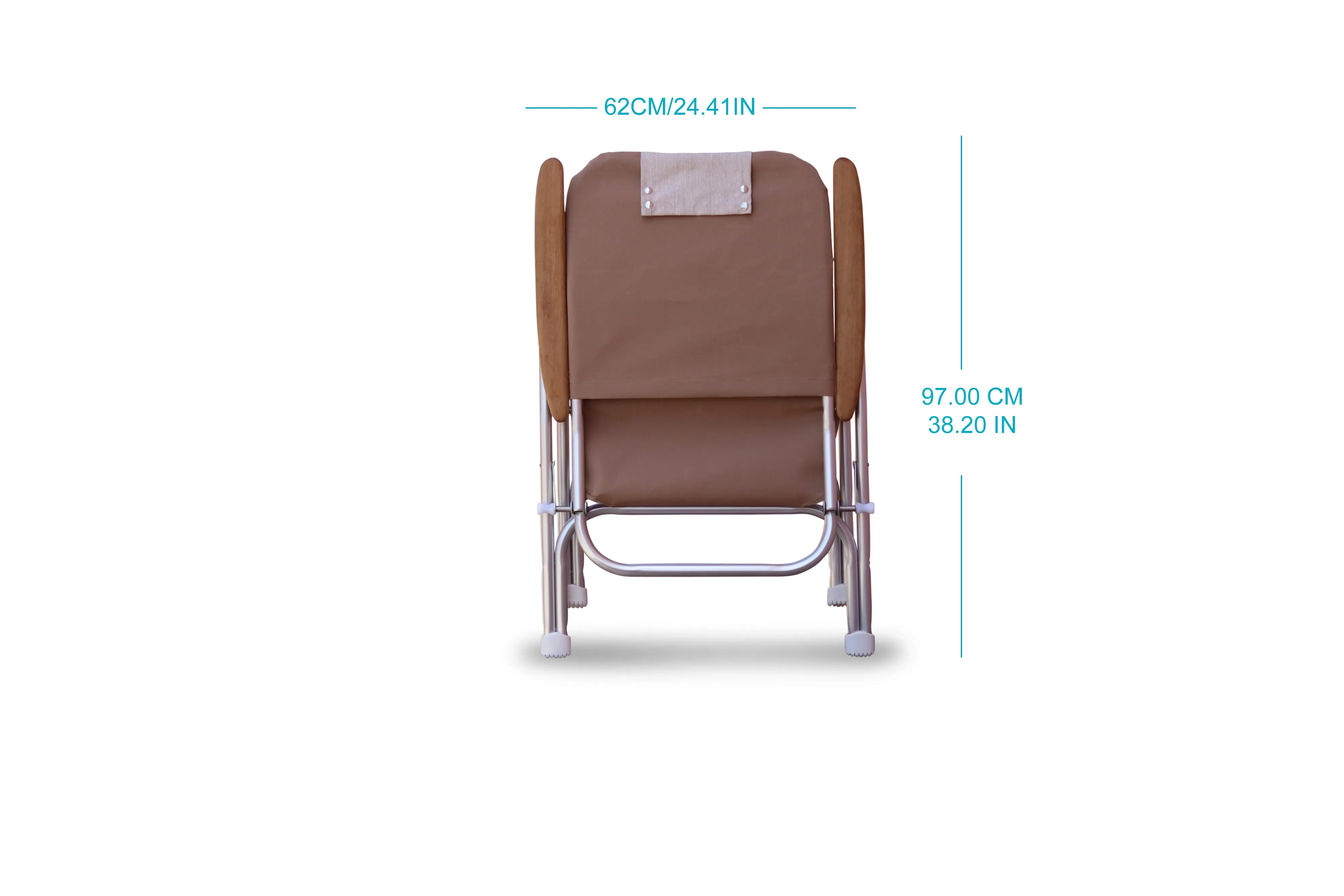 Folding Aluminum RECLINING Boat Chair in 4 Positions. Head Rest.R120   Melamine Table M350X- BR120NB350