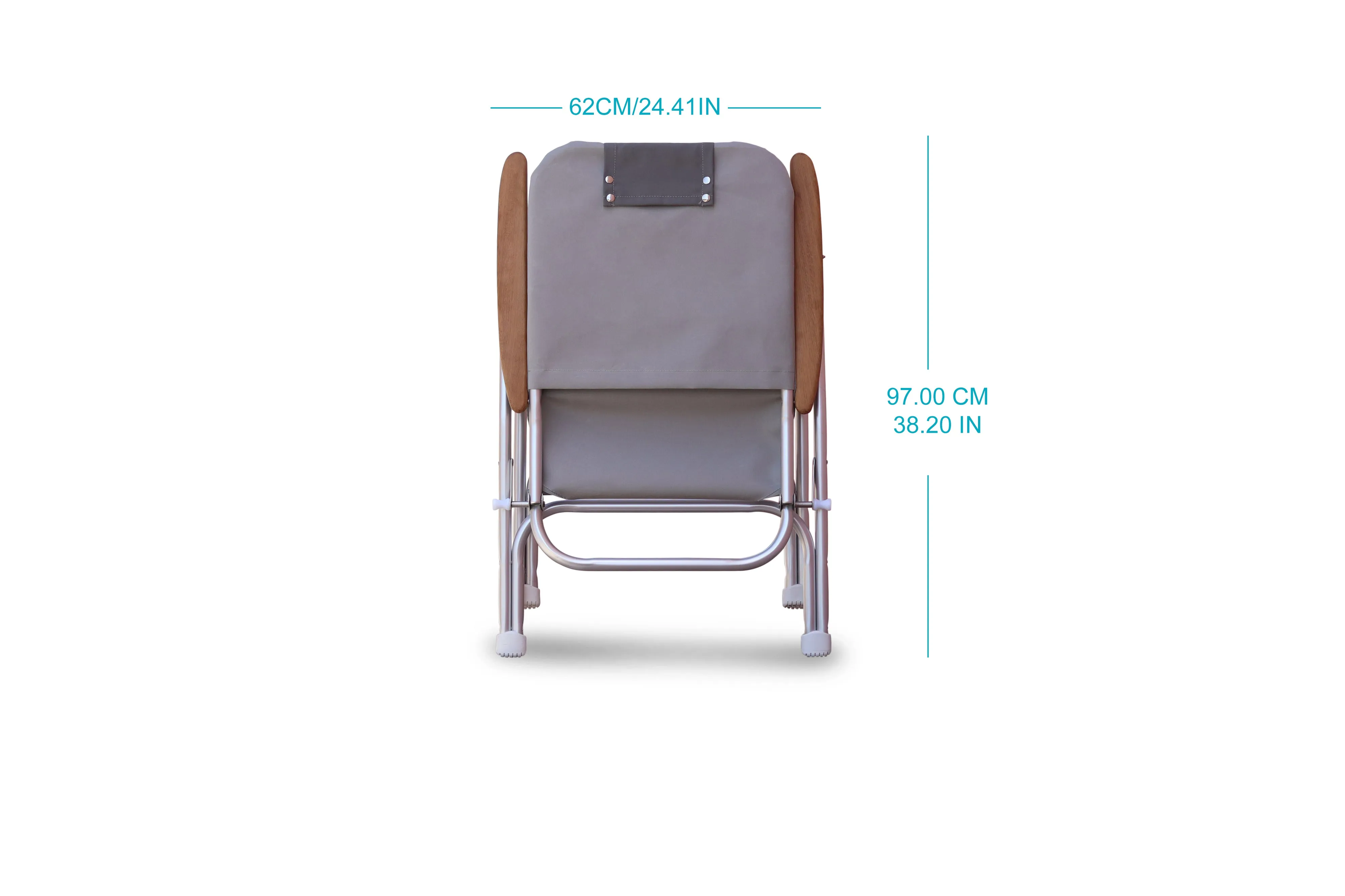 Folding Aluminum RECLINING Boat Chair in 4 Positions. Head Rest.R120   Melamine Table M350X- BR120NB350