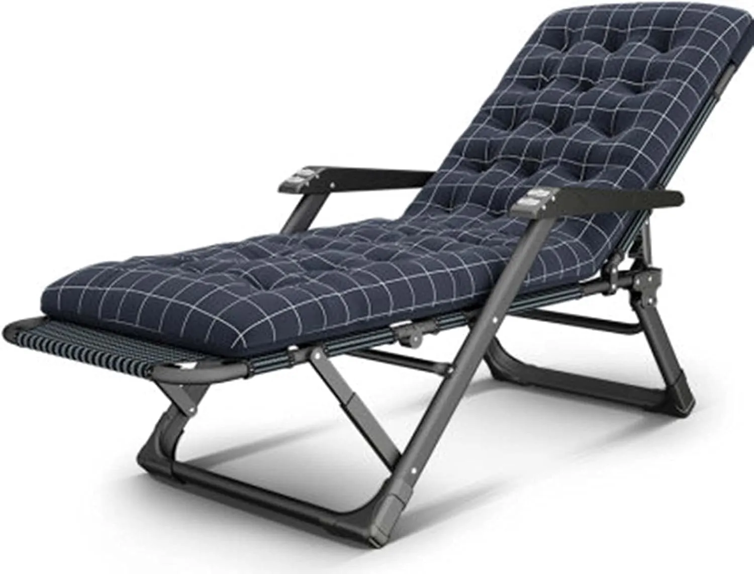 Folding Camping Cot for Adult, Adjustable Folding Reclining Lounger Beach Bed Cots, Portable Lightweight Outdoor Sleeping Bed, Heavy Duty Sleeping Cots for Traveling