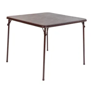 Folding Card Table - Lightweight Portable Folding Table with Collapsible Legs