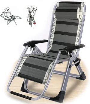 Folding Chair Recliner,Adjustable Reclining Sun Loungers Chairs Heavy Duty Sun Lounger Recliner Chairs Reclining Camping Chairs Office Lunch Break Chair for Outdoor Patio Camping Beautiful scener