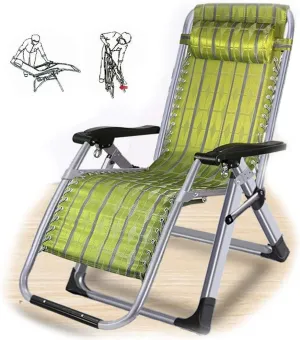Folding Chair Recliner,Adjustable Reclining Sun Loungers Chairs Heavy Duty Sun Lounger Recliner Chairs Reclining Camping Chairs Office Lunch Break Chair for Outdoor Patio Camping Beautiful scener