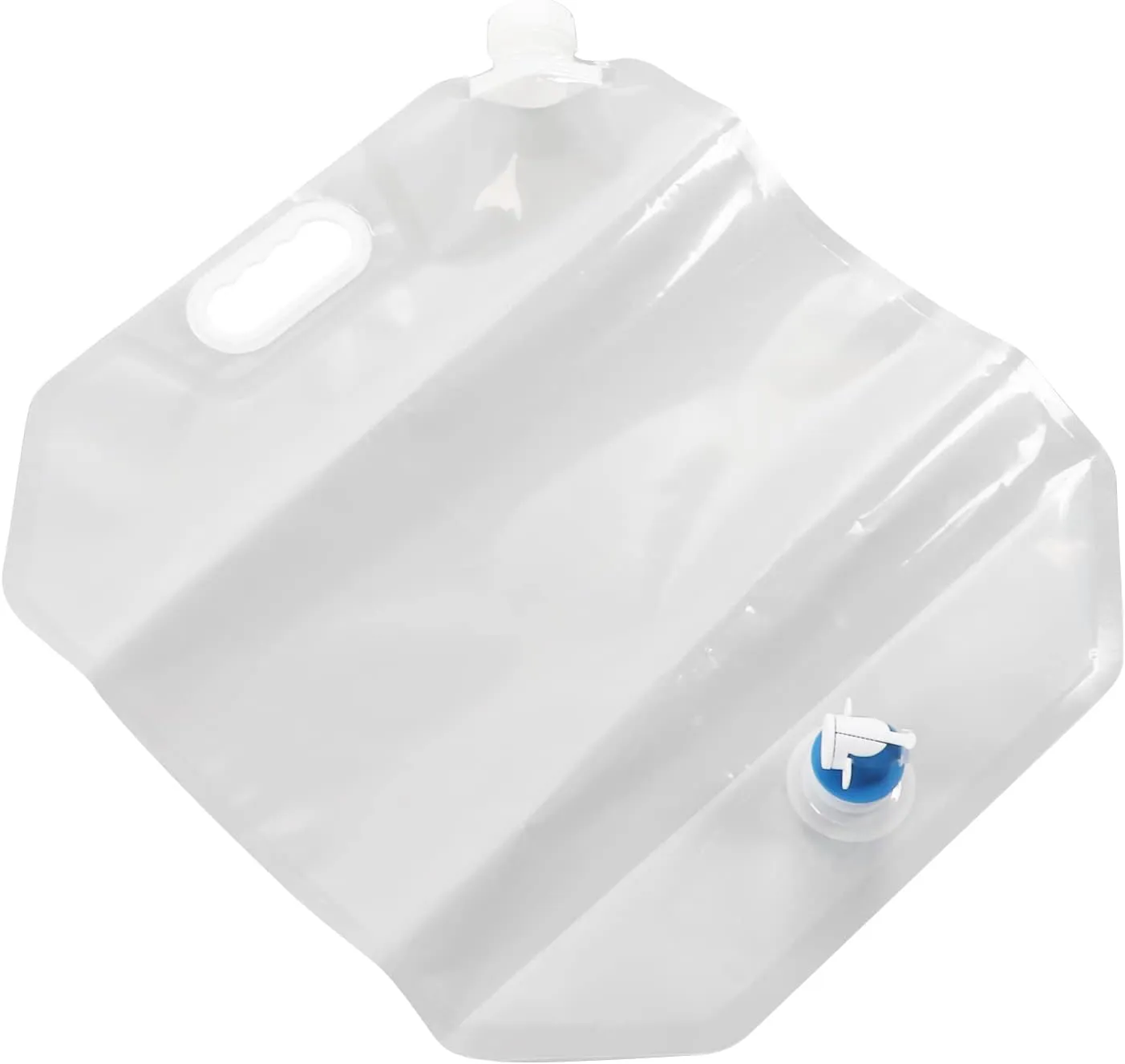 Folding Water Bag, Collapsible Water Tank Container Bag, PVC Food Grade Water Storage Jug for Camping, Riding, Hiking