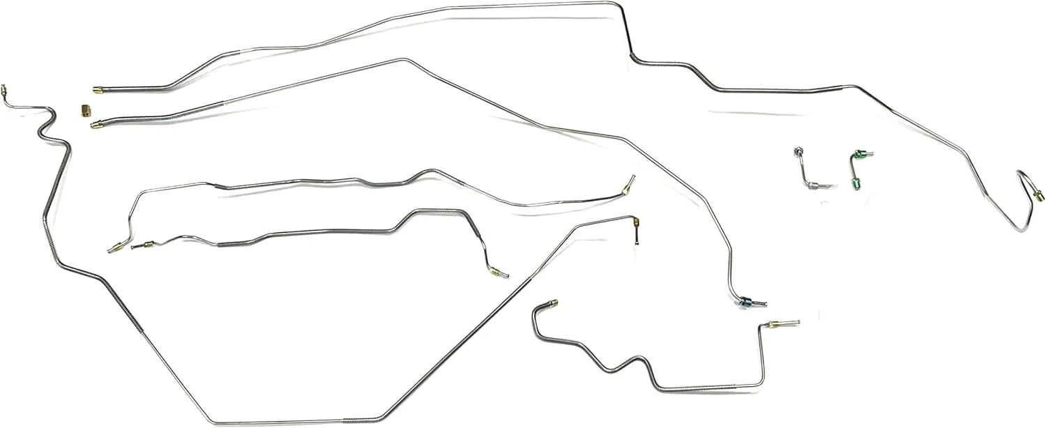 Full Car Brake Line Kit - Fits 67 Camaro - Stainless - The Stop Shop
