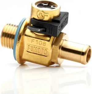 Fumoto F106N FN-Series Drain Valve with Long Nipple with Lever Clip