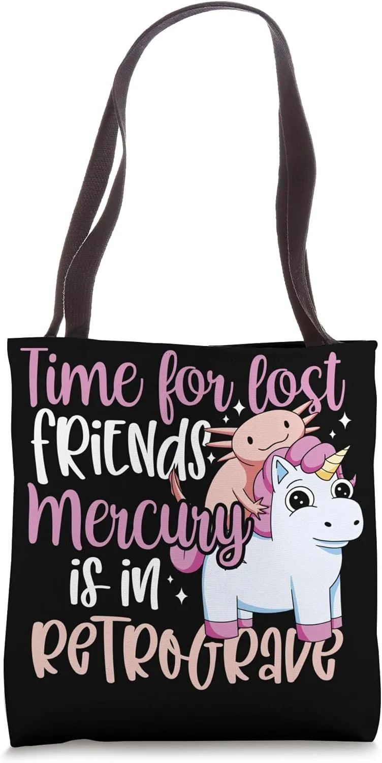 Funny Mercury In Retrograde Drama Broke Friendship Mess Up Tote Bag