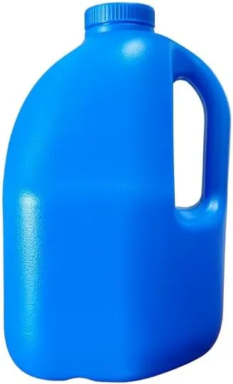 Gallon Gear 1 GALLON LARGE WATER BOTTLE SLEEVE COMBO | BPA FREE PLASTIC REUSABLE WATER JUG | HYDRATION WATER BOTTLE FOR MEN & WOMEN | GYM, SPORTS, TRAING & FITNESS (BLUE/THIN BLUE LINE)