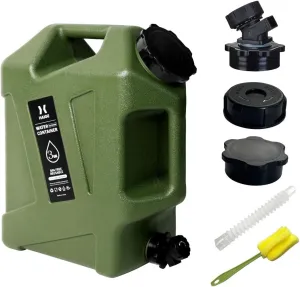 Gallon Water Container with Spigot (3.2 Gallon Water Jug Green)
