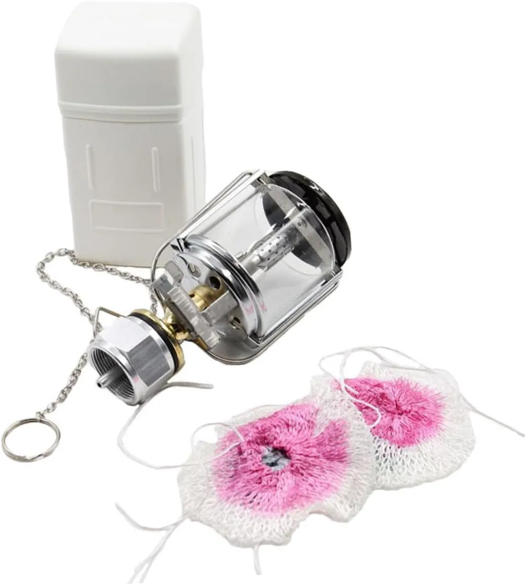 GALPADA Camping Gas Light Lantern Propane Camping Lamp Gas Lantern Portable Outdoor Light Led