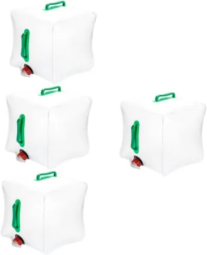 GANAZONO 4pcs Water Pouch for Camping and Outdoor Activities Water Storage Bag Opening for Easy Filling and Pouring